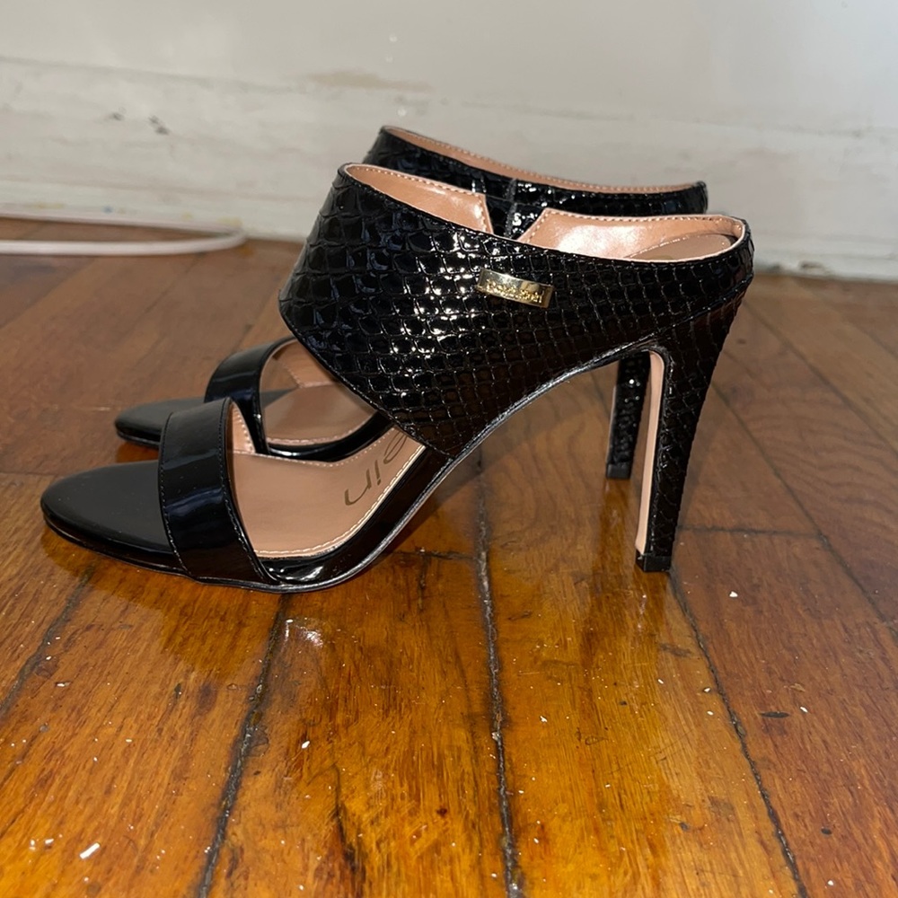 Calvin Klein Snake print heeled sandals